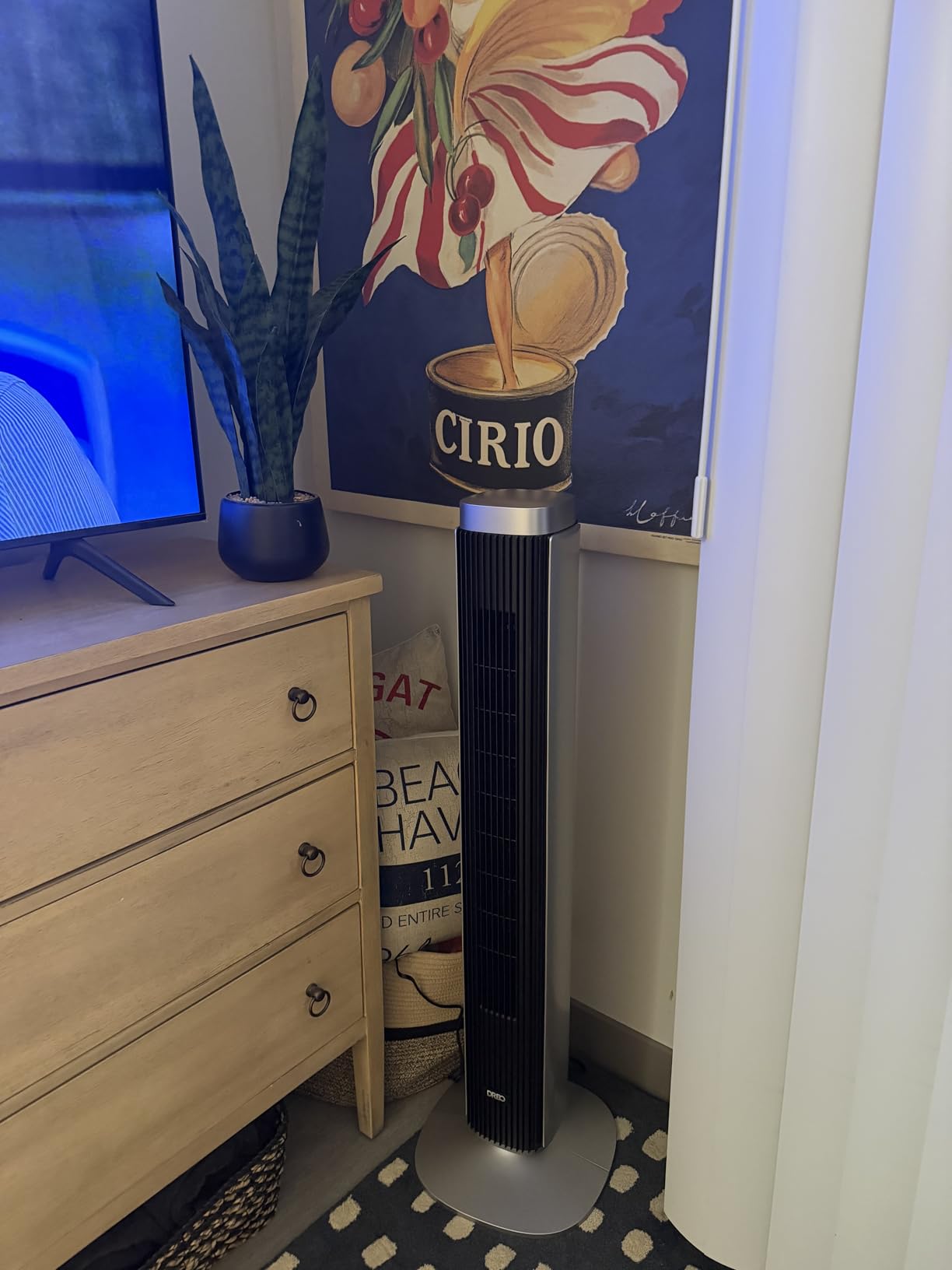DREO Tower Fan for Bedroom, 90° Oscillating Fans that Blow Cold Air customer photo 2