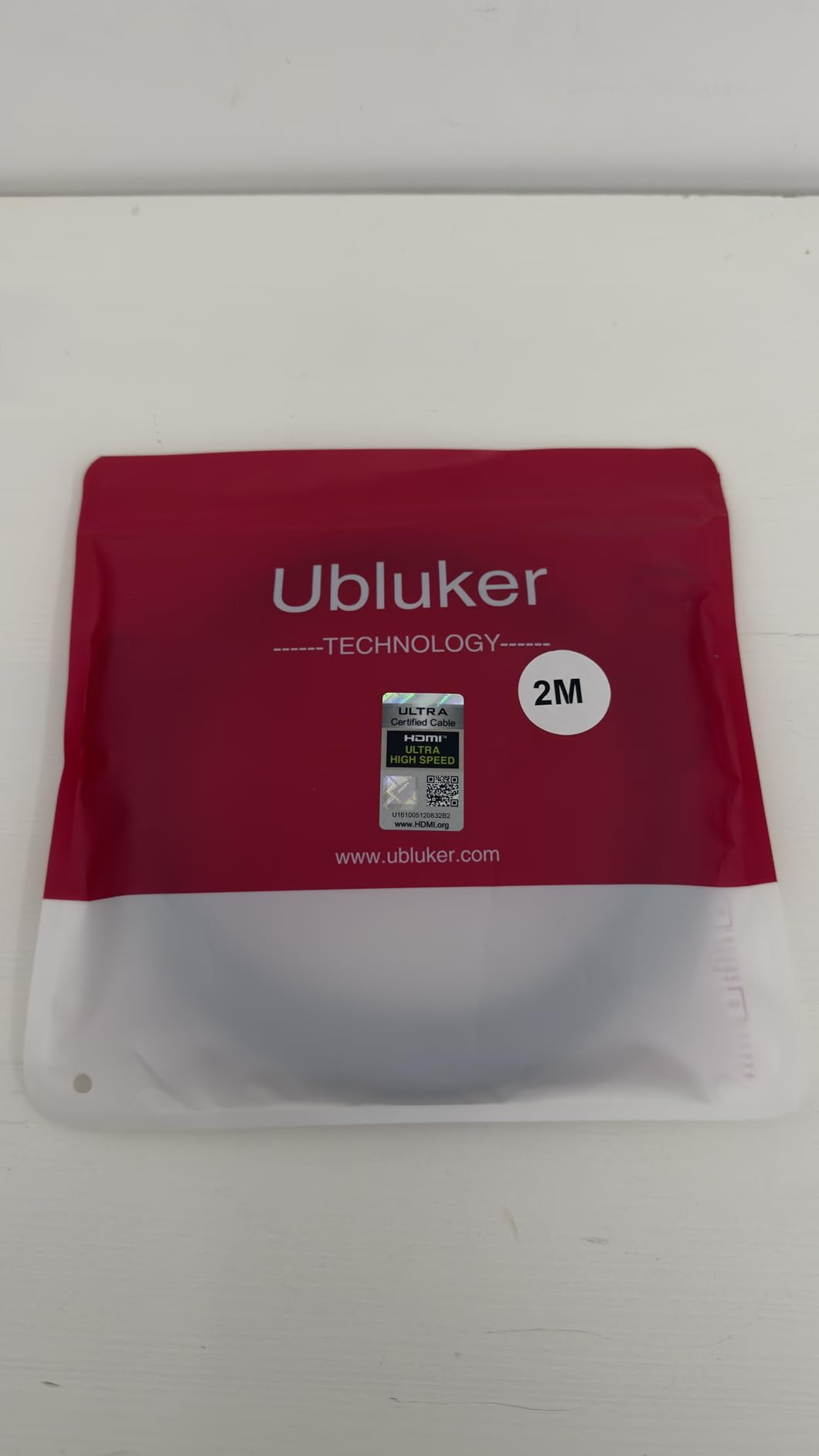 Ubluker 10K 8K 4K HDMI Cable 48Gbps 6.6 FT, Certified Ultra High Speed HDMI® Cable 4K 240Hz 144Hz 120Hz 8K60Hz 0.01ms HDR10+ eARC HDCP2.3 Netflix Roku TV PC Monitor Projector PS5 Xbox customer photo 1