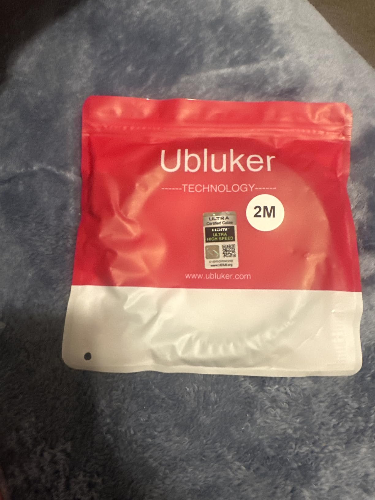 Ubluker 10K 8K 4K HDMI to HDMI Cable 10FT, Certified Ultra High Speed Cord customer photo 2
