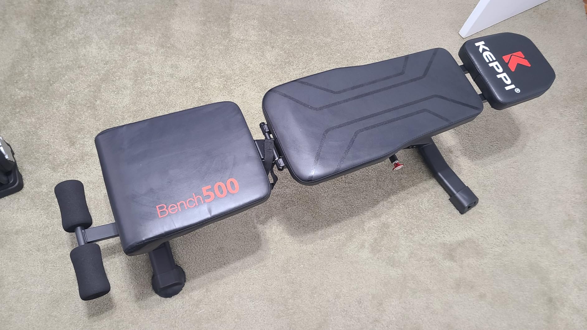 Keppi Weight Bench 900Lb, Adjustable Foldable Sturdy Bench for Home Gym customer photo 2