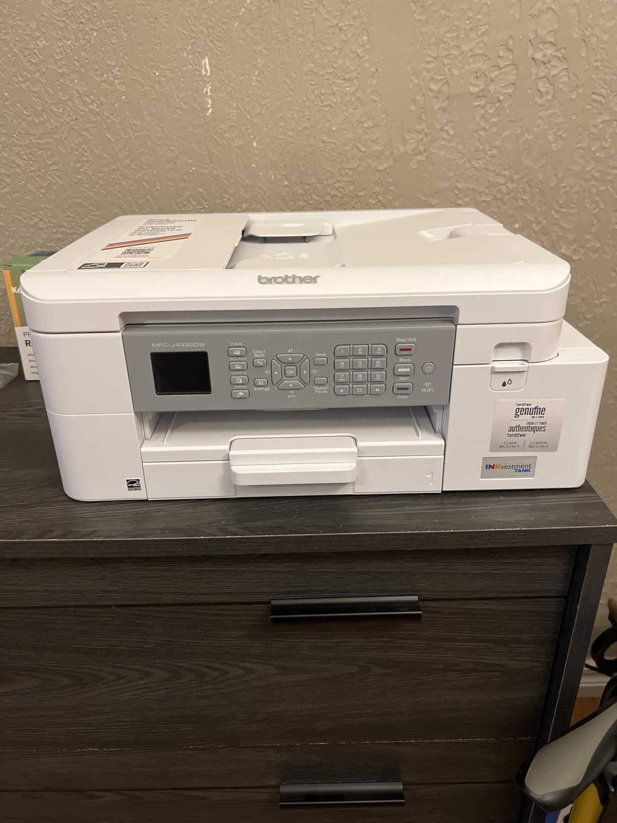 Brother MFC-J4335DW INKvestment Tank Wireless All-in-One Color Inkjet Printer, Up to 1-Year of Ink in-Box, Duplex Printing, Mobile and Cloud Print, Works with Alexa customer photo 2