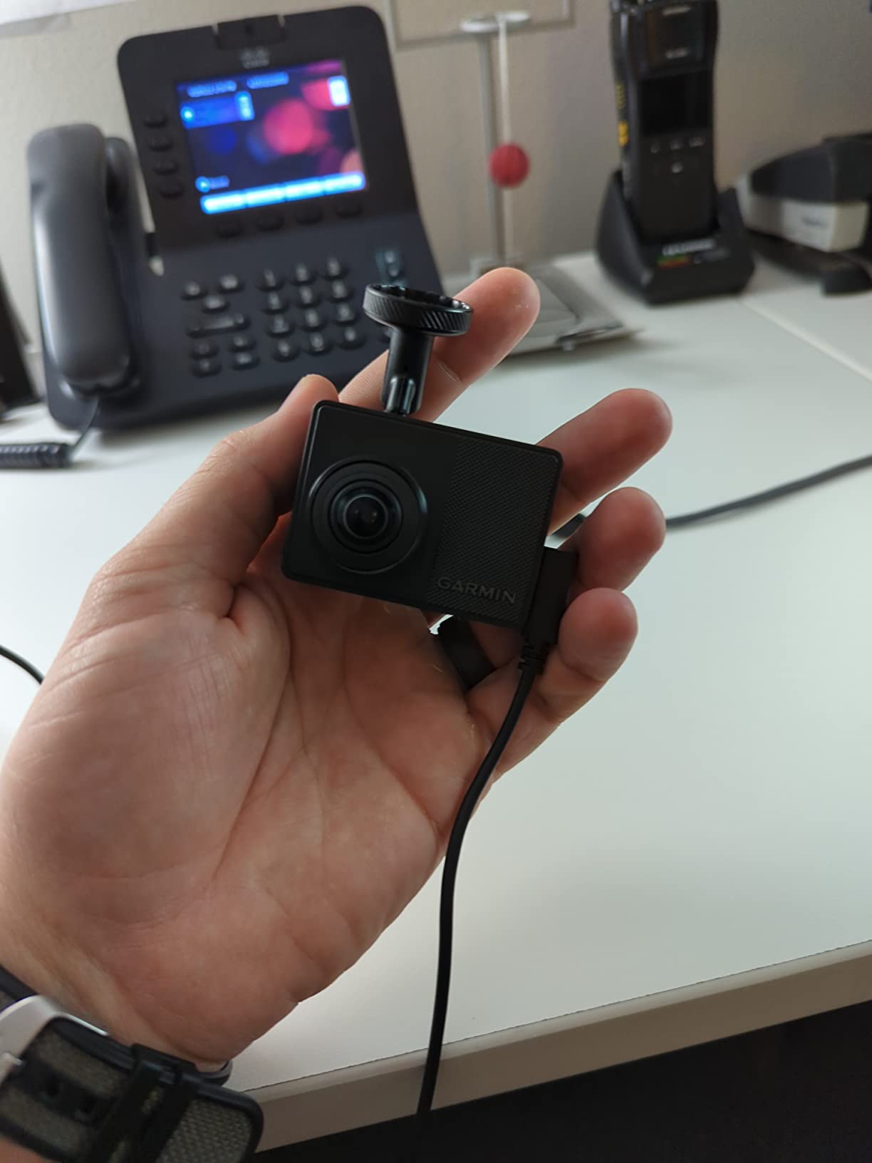 Garmin Dash Cam 67W, 1440p and Extra-Wide 180-degree FOV, Monitor Your Vehicle While Away w/New Connected Features, Voice Control, Compact and Discreet, Includes Memory Card - 010-02505-05 customer photo 2