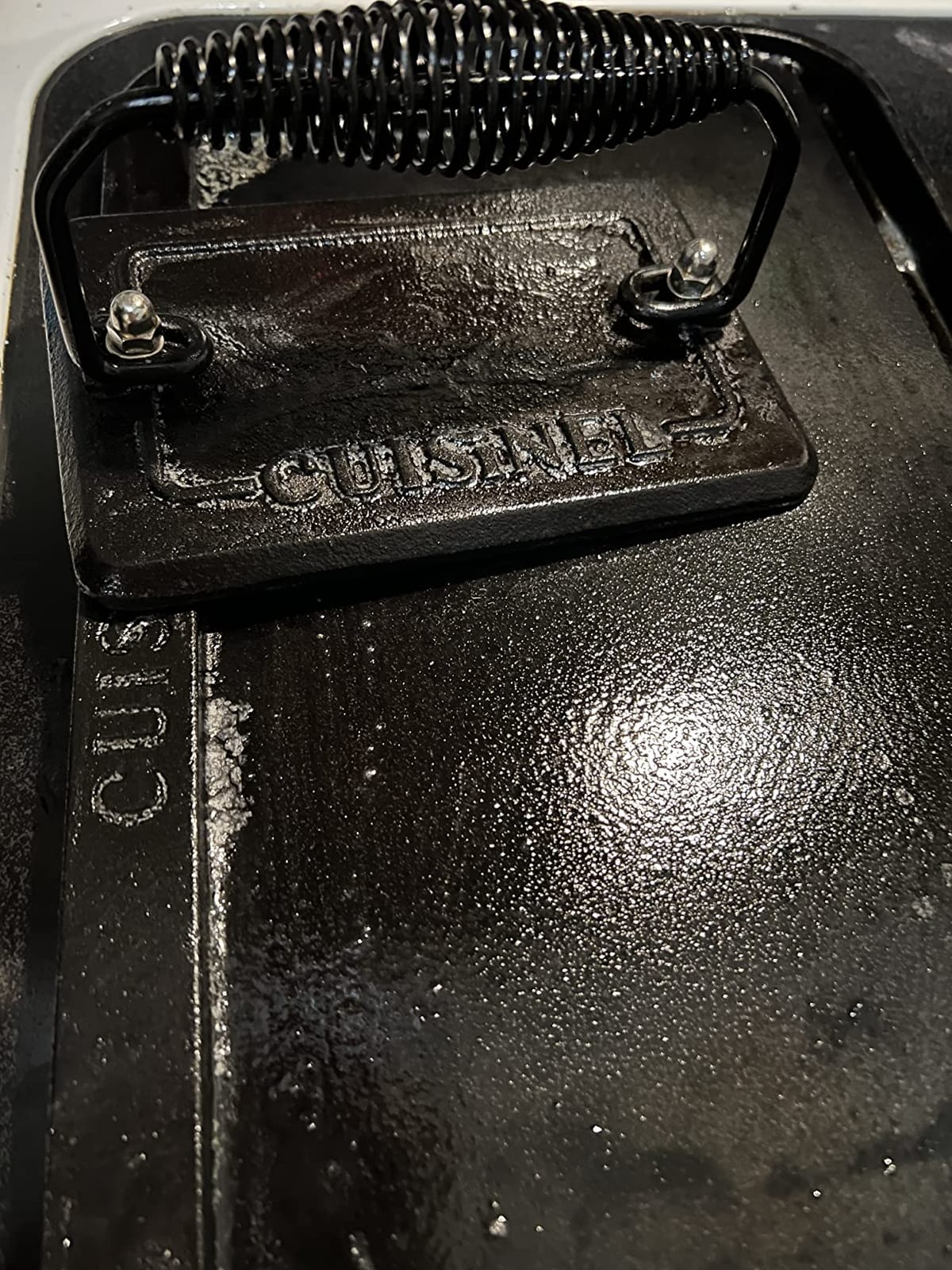 Cuisinel Cast Iron Skillet with Lid - 12