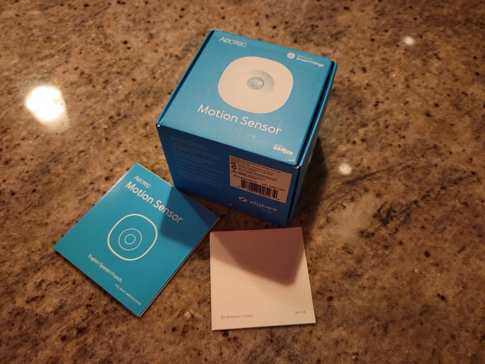 Aeotec SmartThings Motion Sensor, Zigbee, Magnetic Mounting, Works with Smart Home Hub and Compatible Zigbee Hubs customer photo 2