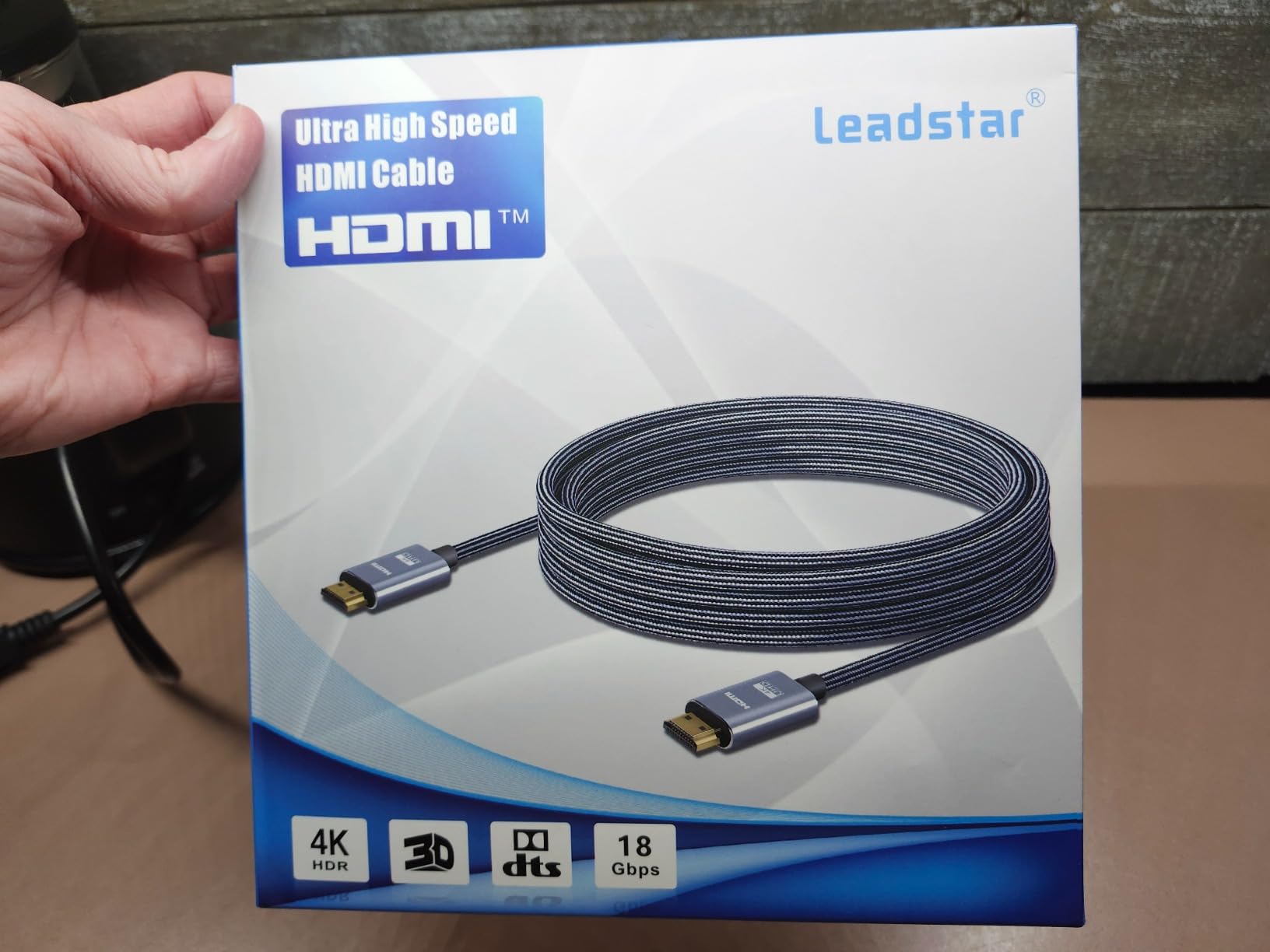 LEADSTAR 4K HDMI Cable 50 ft, 4K@60Hz High Speed Long HDMI to HDMI Cord customer photo 1