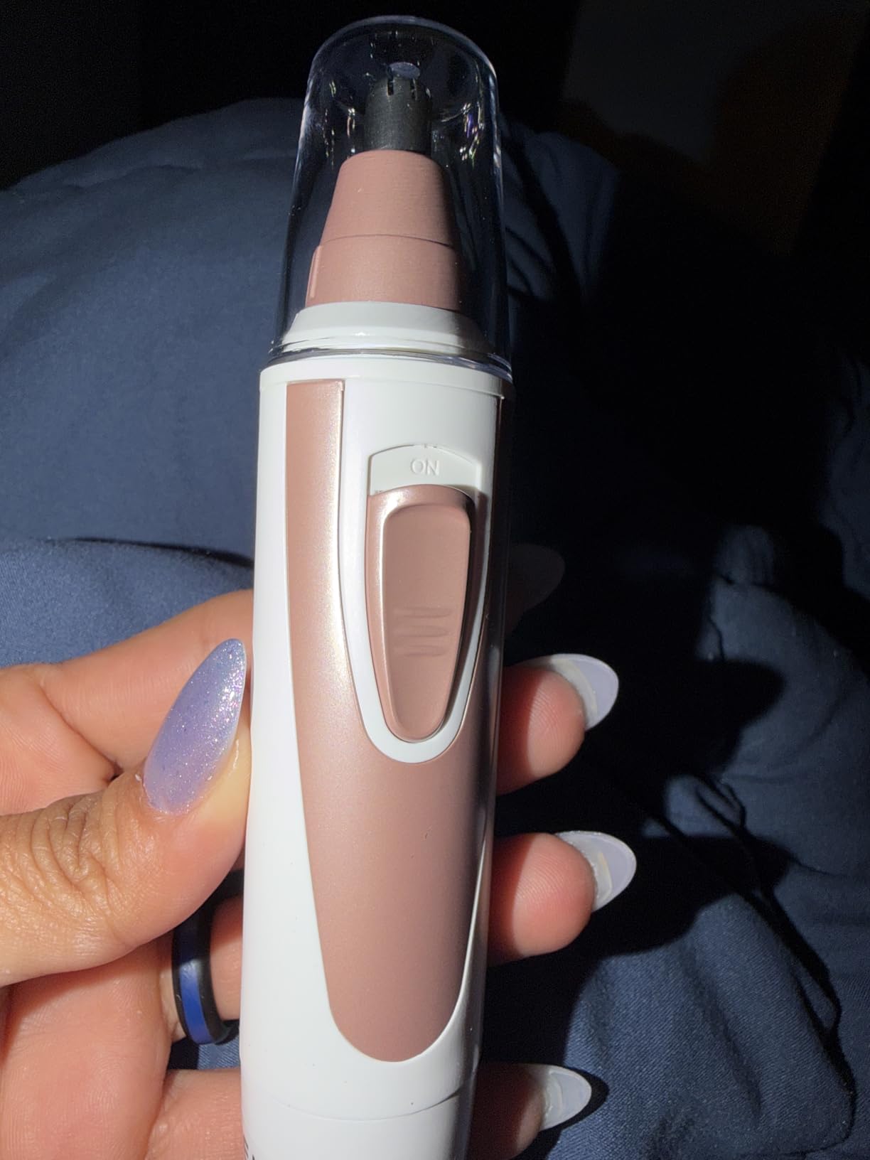 Ear and Nose Hair Trimmer Clipper - 2026 Professional Painless Eyebrow & Facial Hair Trimmer for Men Women,Battery-Operated Trimmer with IPX7 Waterproof,Dual Edge Blades for Easy Cleansing Black customer photo 1