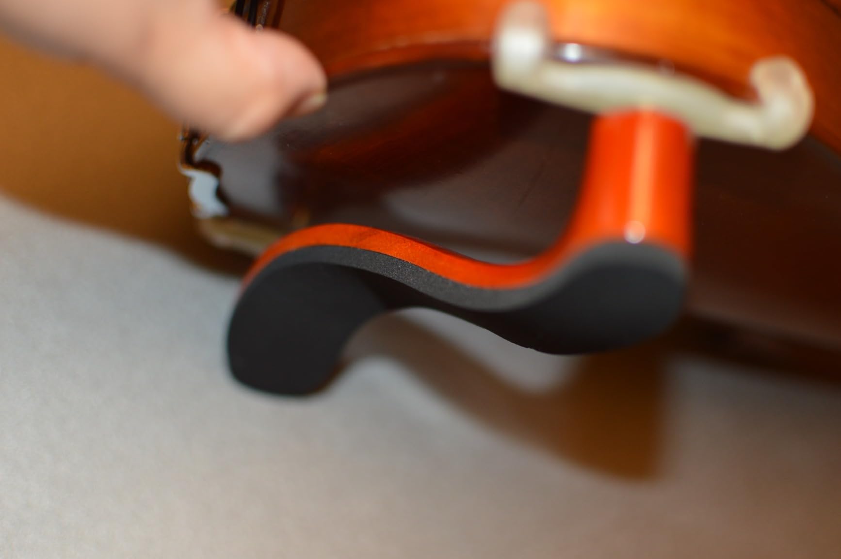 LMS Maple Wood Violin Shoulder Rest 4/4 3/4 Full Size Adjustable (3/4-4/4) customer photo 1