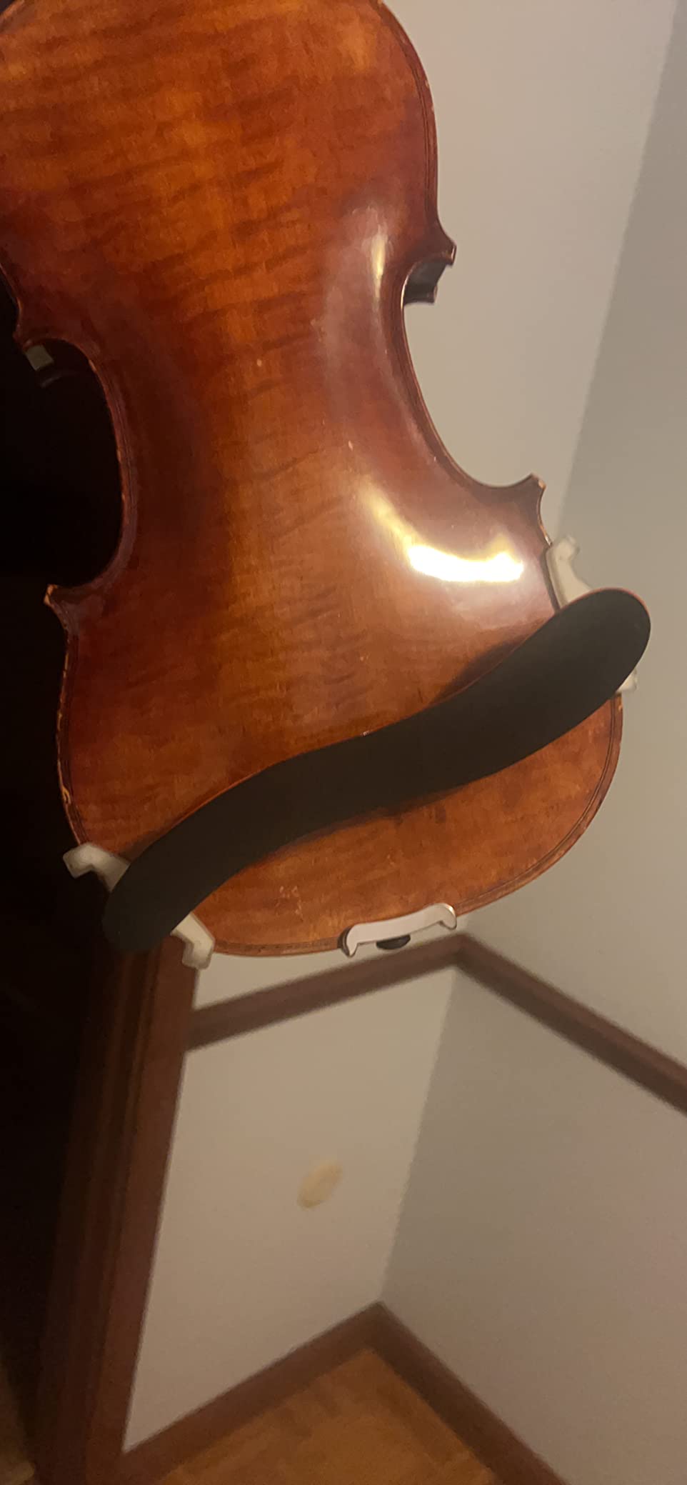 LMS Maple Wood Violin Shoulder Rest 4/4 3/4 Full Size Adjustable (3/4-4/4) customer photo 2