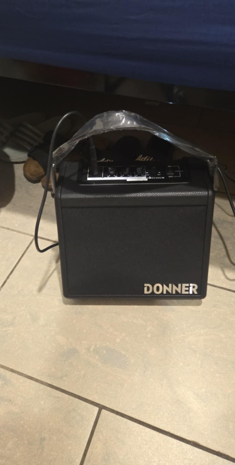 Donner Mini Electric Drum Amp 20W, Wireless Electronic Drum Amplifier Keyboard Speaker DDA-20 Portable for Home Practice customer photo 2