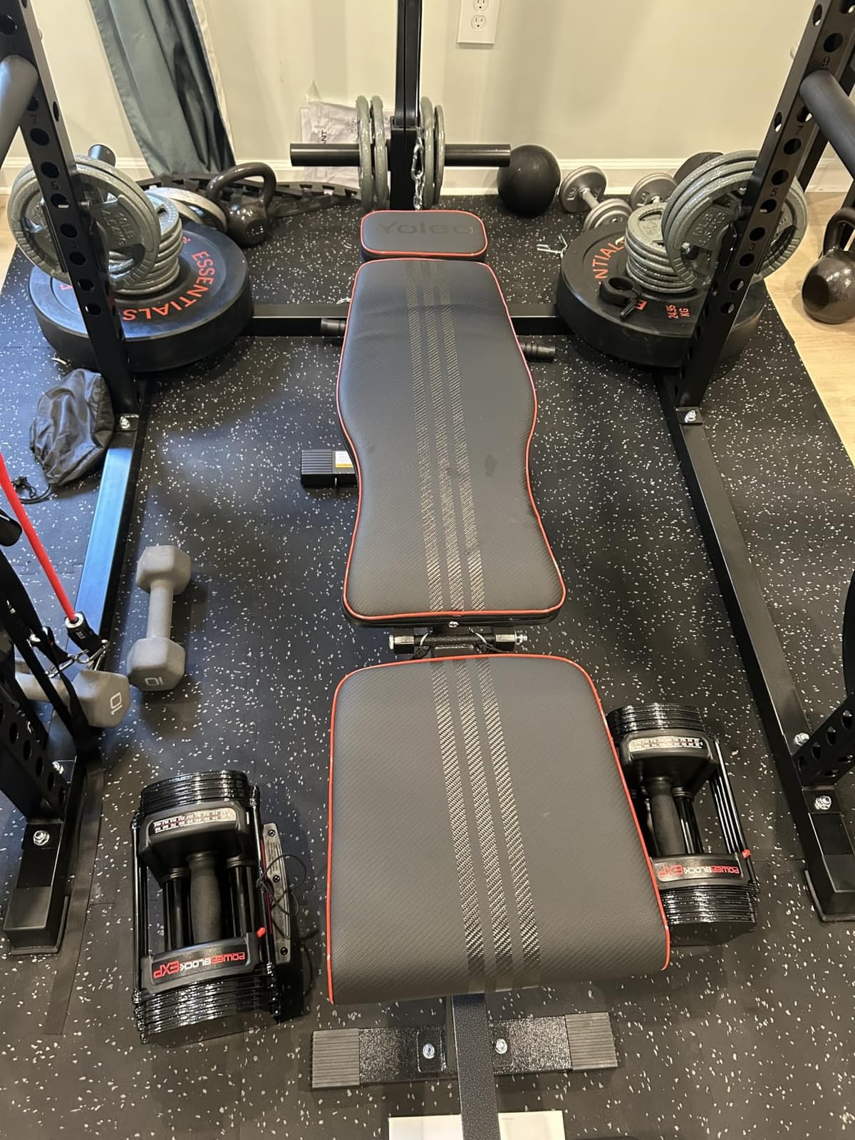 YOLEO Adjustable Weight Bench, ASTM-Certified 827LBS customer photo 2