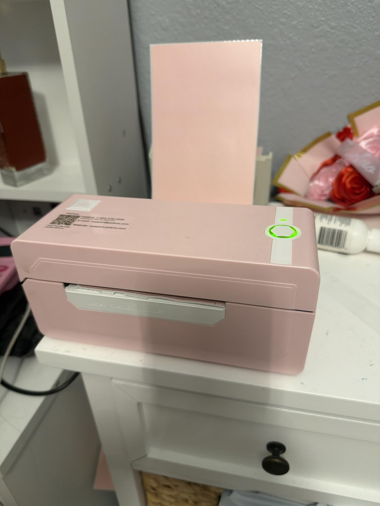 JADENS Bluetooth Thermal Shipping Label Printer, Wireless 4x6 Label Printer customer photo 2