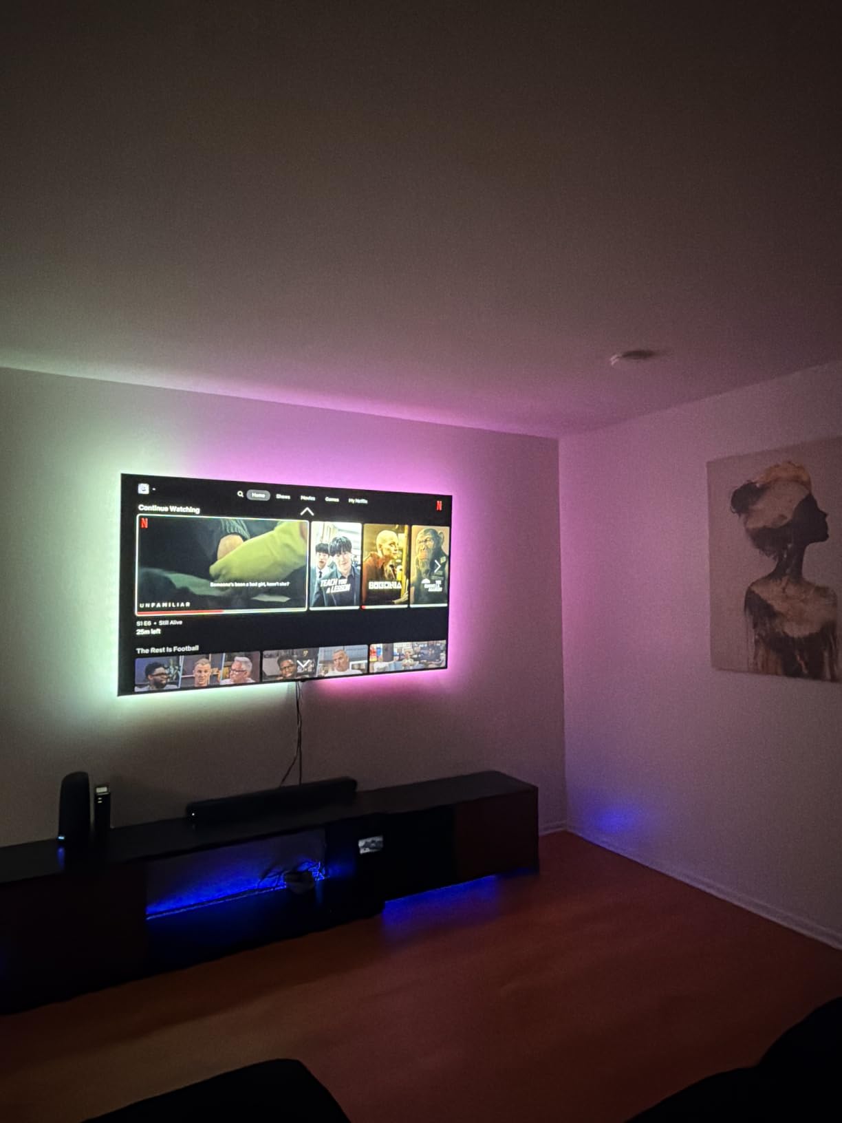 Govee 32.8ft RGBIC LED Strip Lights, LED Lights for Bedroom, APP Control customer photo 2