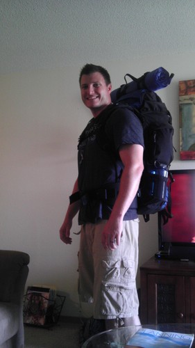 Teton 65L Explorer Internal Frame Backpack for Hiking, Camping, Backpacking, Rain Cover Included, Olive customer photo 2