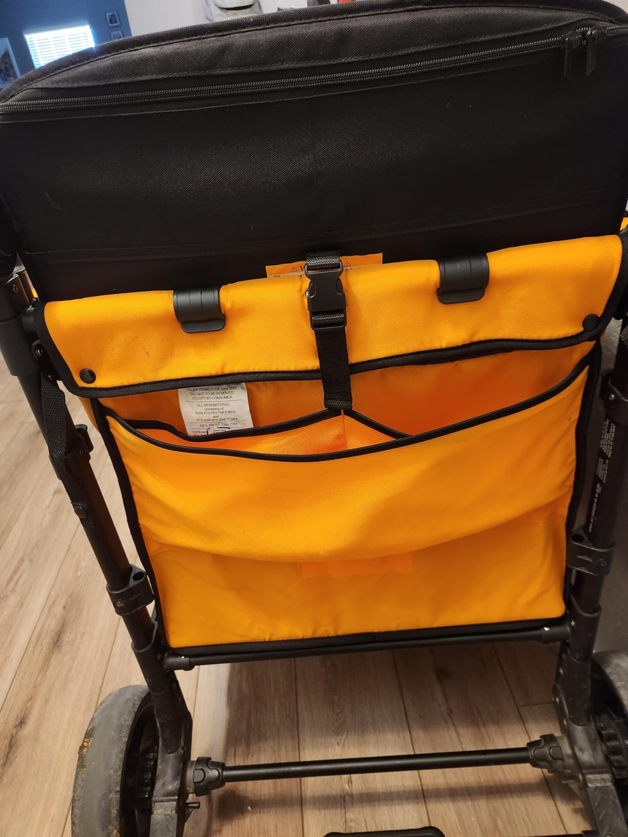 WonderFold W4 Elite Stroller Wagon, Steel Frame, 4 Seater, Jet Black customer photo 2