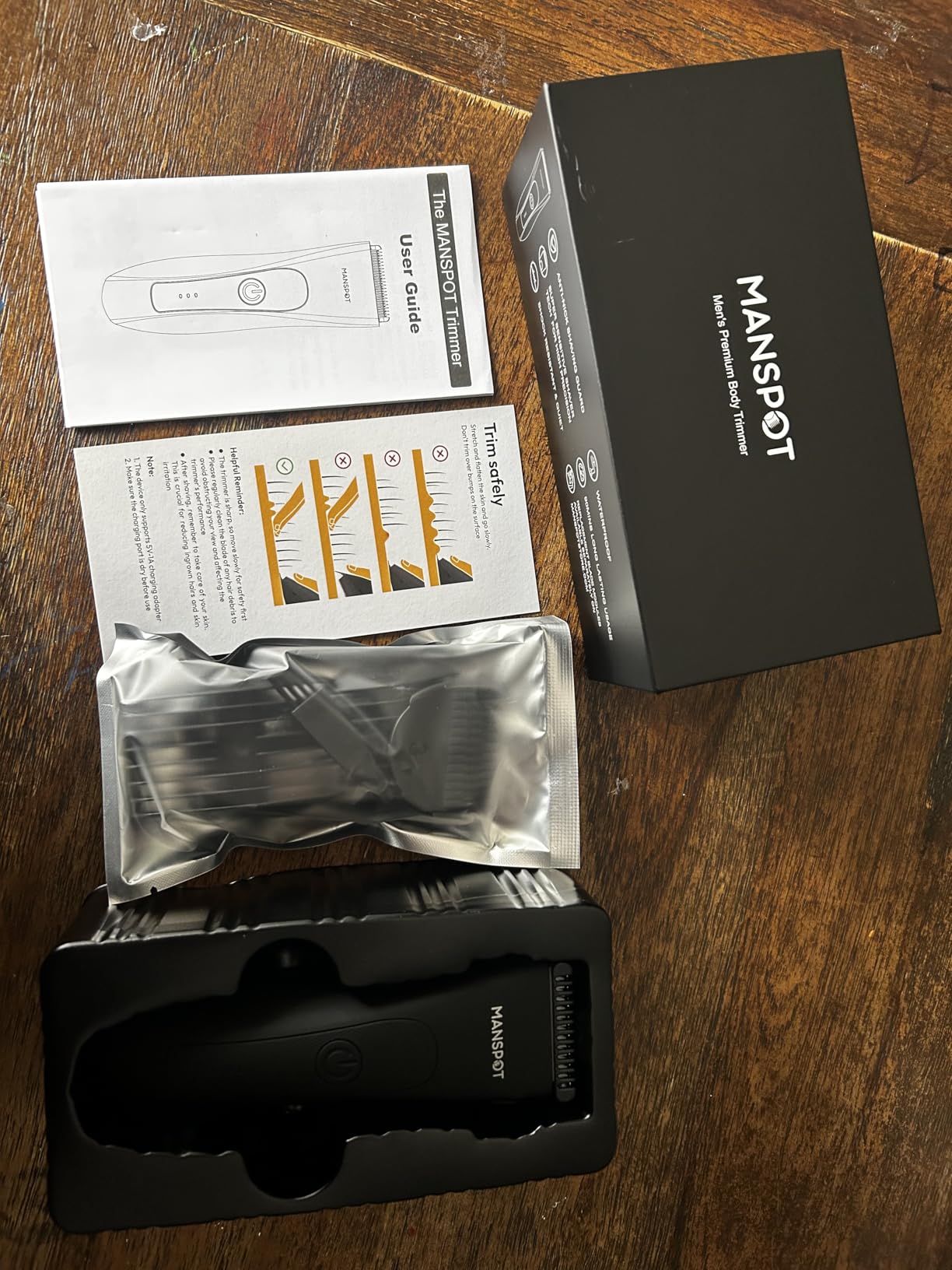 MANSPOT Manscape Groin & Body Hair Trimmer for Men, Electric Pubic Shaver customer photo 1