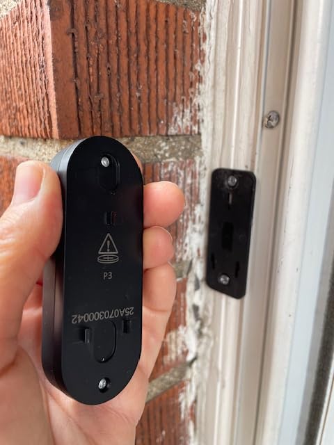 AIDA Lighted Wireless Doorbell for Home, Waterproof Battery Doorbell Wireless 1,000ft Range, 5 Volume Levels with 58 Chimes & LED Flash on Receiver (White, 2 Buttons & 1 Receiver) customer photo 1