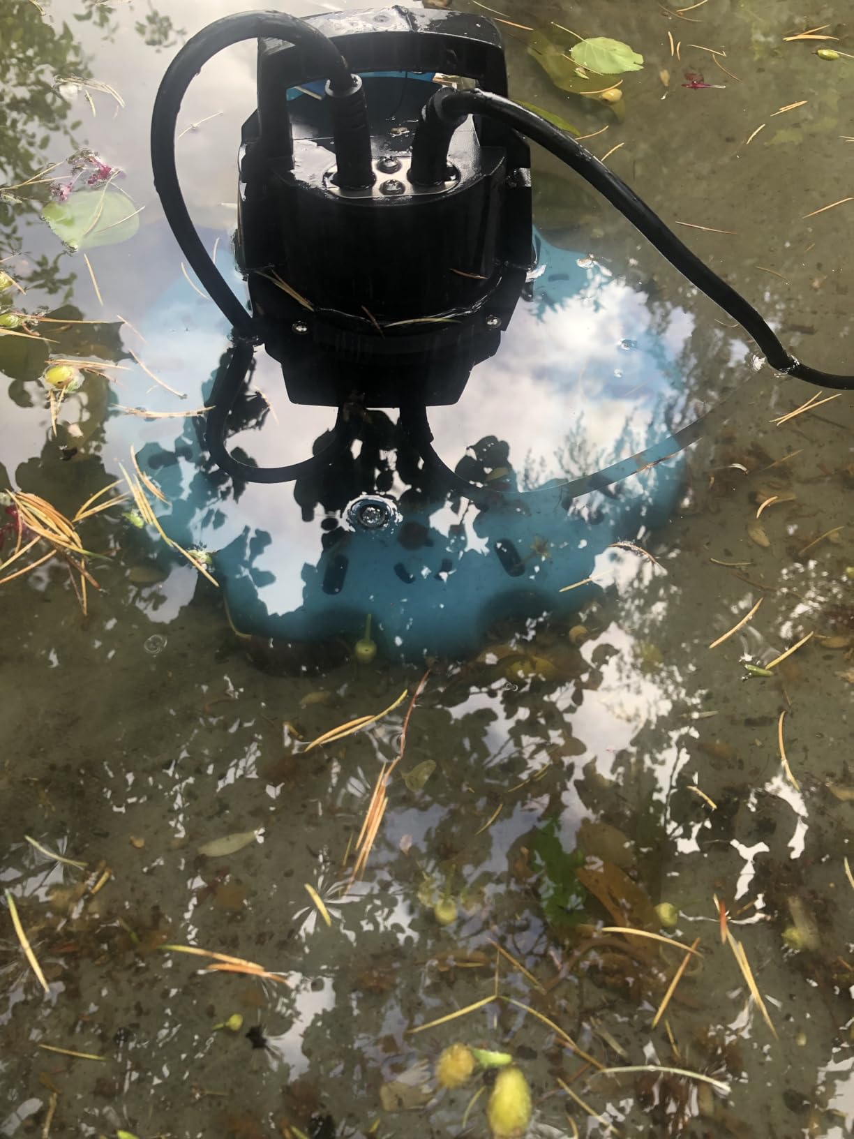 Acquaer 1/4 HP Automatic Swimming Pool Cover Pump, 2250 GPH Submersible Sump Pump with 3/4” Check Valve Adapter & 25ft Power Cord, Water Removal for Pool, Hot Tubs, Rooftops, Water Beds and more customer photo 2