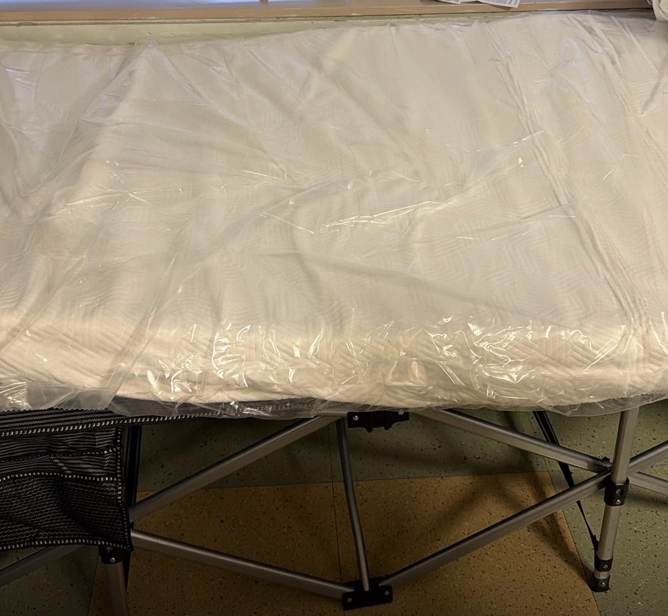 ABORON Camping Cot for Adults, 28 in Wide Folding Bed with Mattress customer photo 2