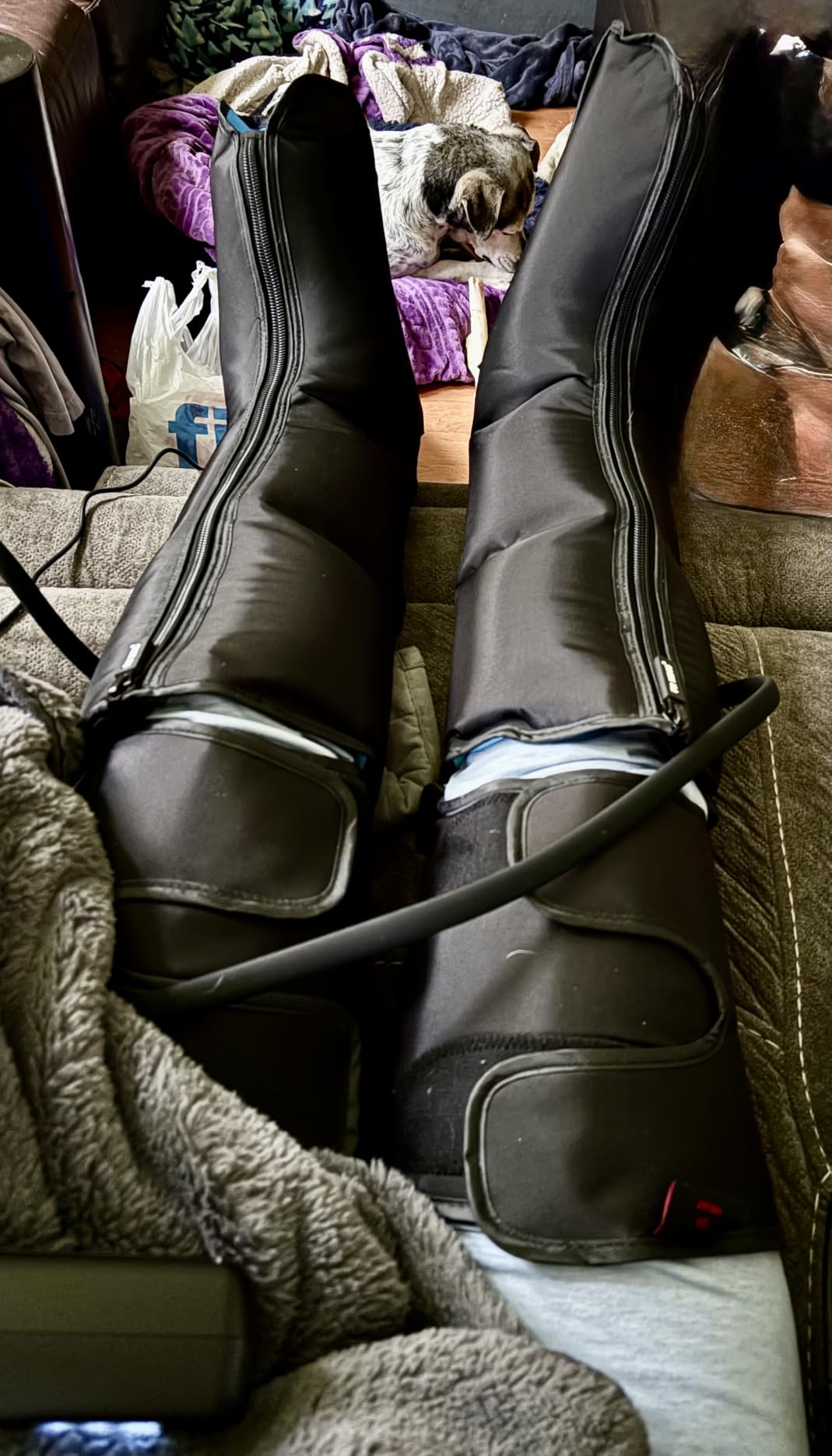 FIT KING Leg Compression Massager with Heat for Circulation and Pain Relief customer photo 1