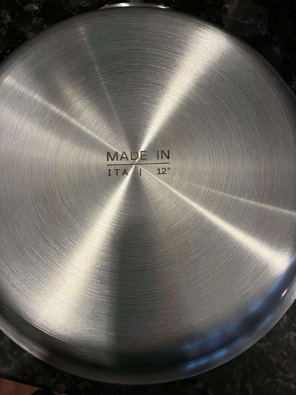 Made In Cookware - 12-Inch Stainless Steel Frying Pan - 5 Ply Stainless Clad - Professional Cookware - Crafted in Italy - Induction Compatible customer photo 2