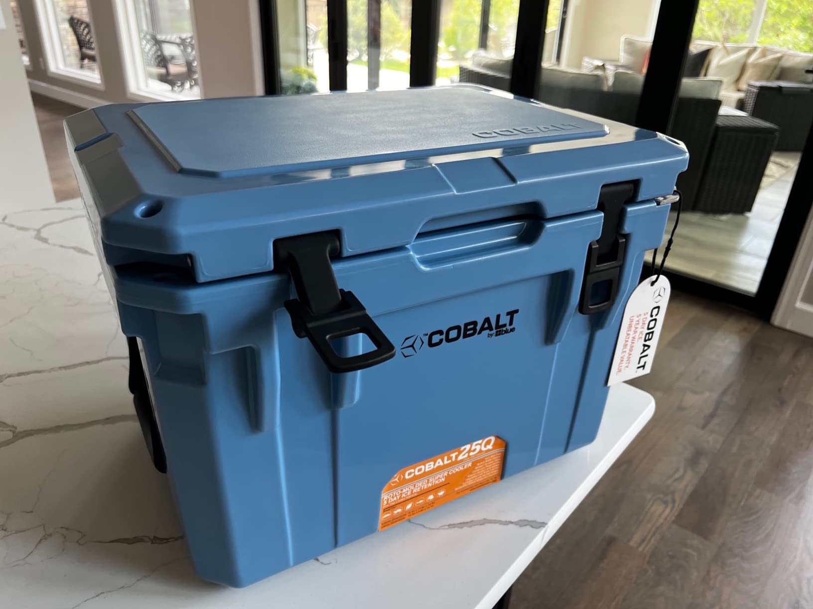 Cobalt 25 Quart Roto-Molded Super Ice Cooler | Large Ice Chest with Long Term Ice Retention | customer photo 1