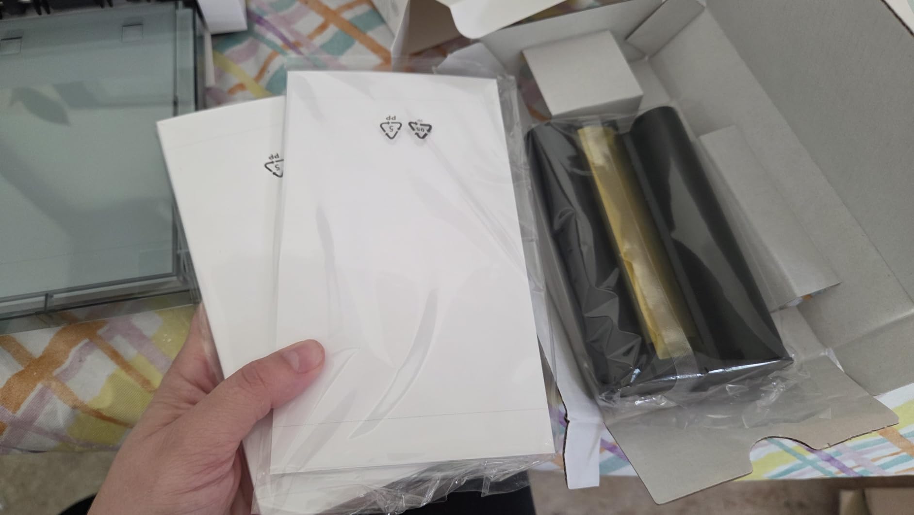 Liene M100 4x6'' Photo Printer, Phone Printer 100 Sheets & 3 Cartridges, Full-Color Photo, Portable Instant Photo Printer for iPhone Android, Thermal Dye Sublimation, Wi-Fi Picture Printer 100 Papers customer photo 1