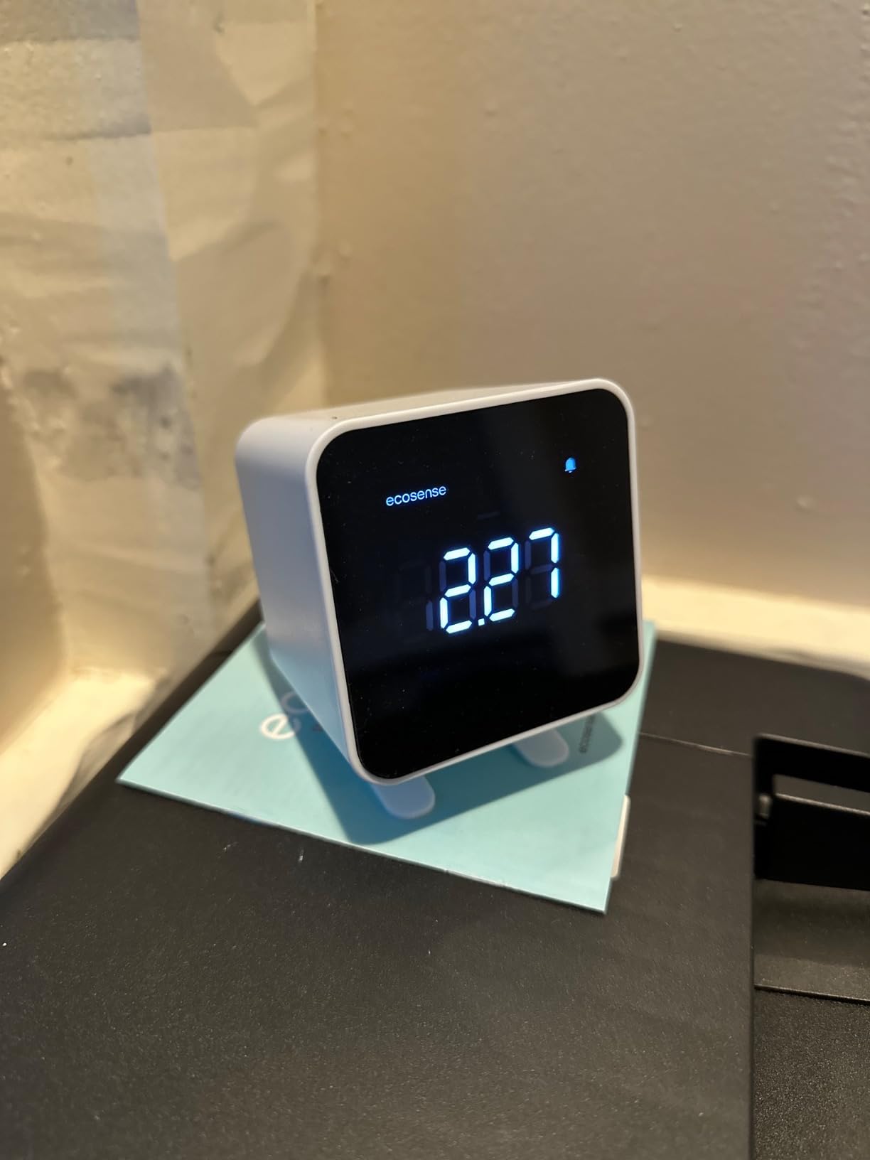 Ecosense Digital Radon Detector for Home, Plug-in, Display, EB100 customer photo 1