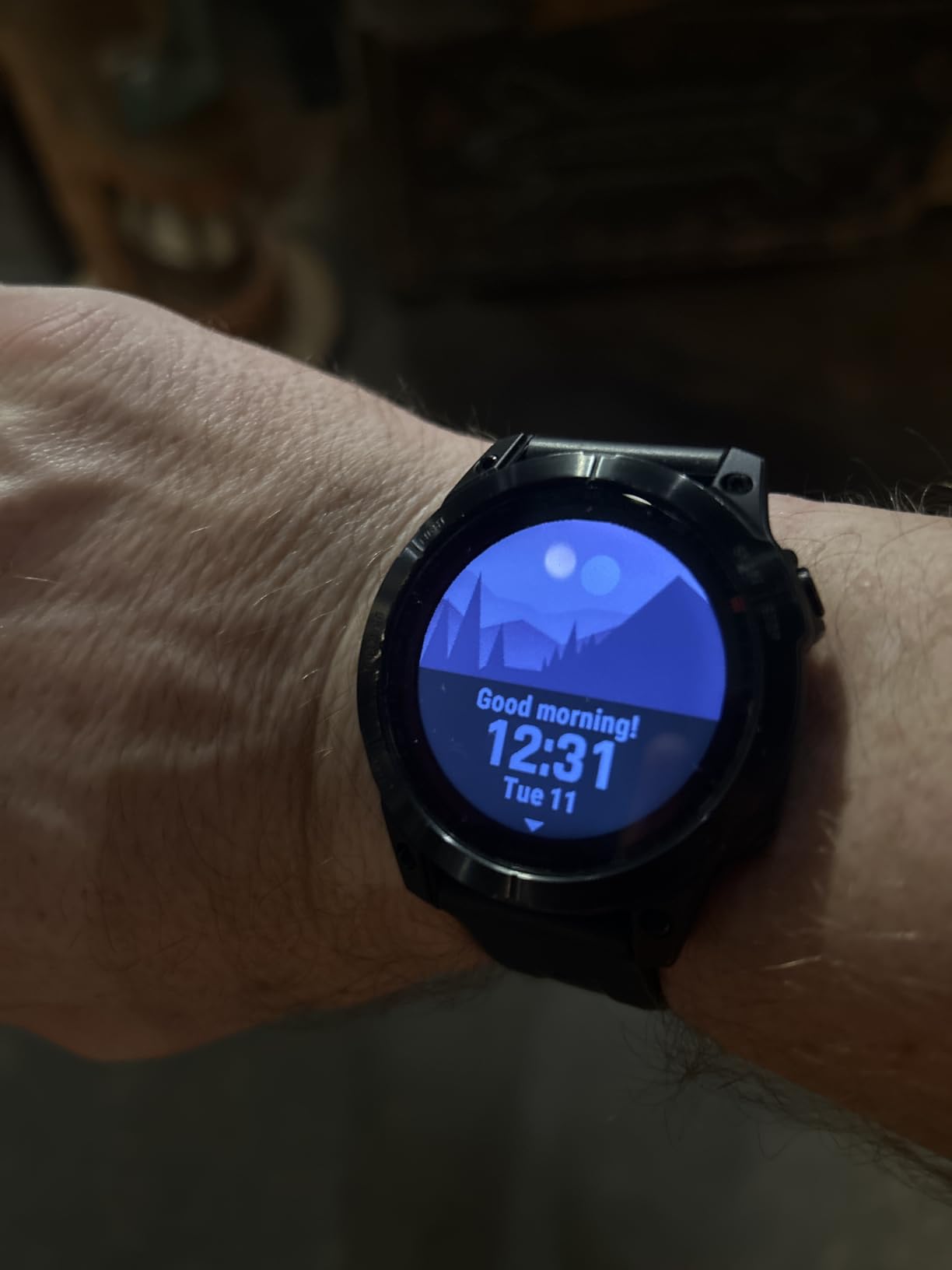 Garmin Fenix 7 Sapphire Solar, Smartwatch, with Solar Charging Capabilities, Rugged Outdoor Watch with GPS, Touchscreen, Wellness Features, Carbon Gray DLC Titanium with Black Band (Renewed) customer photo 1
