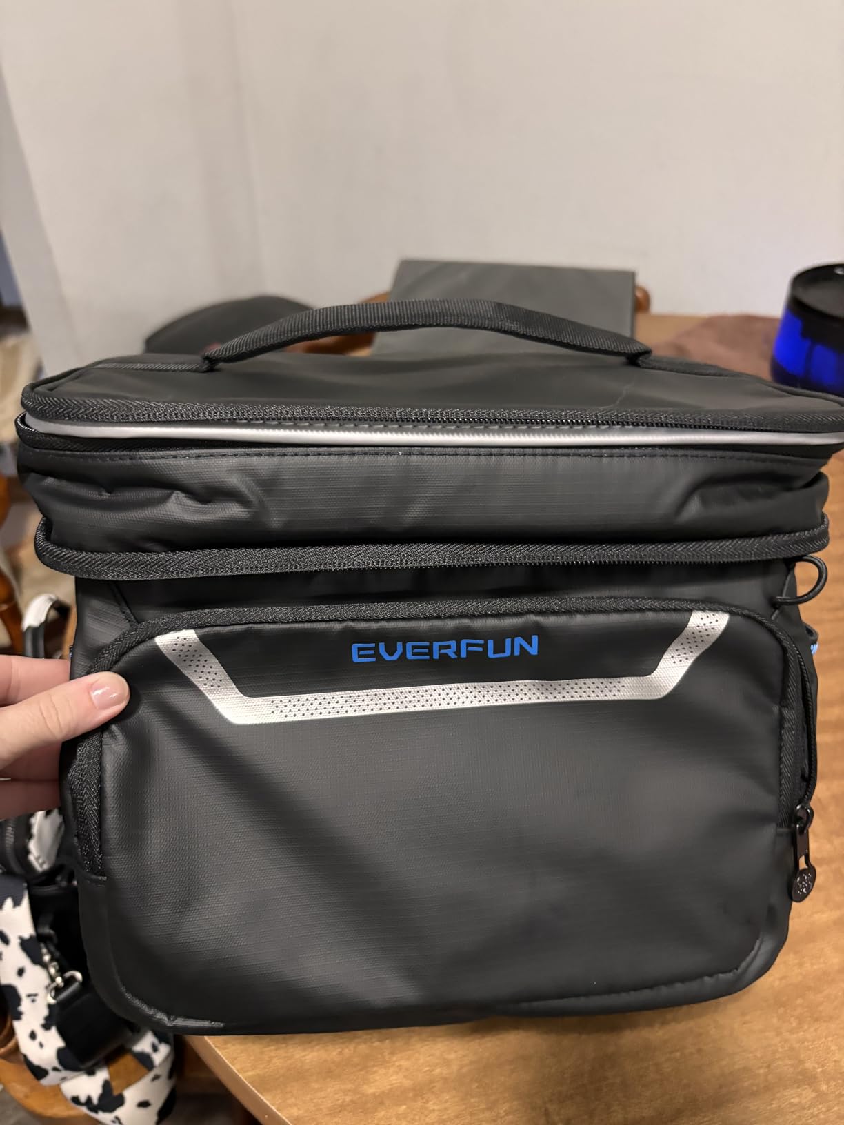 EVERFUN Small Cooler Bag 24 Can Double Deck Waterproof Insulated Lunch Box customer photo 1
