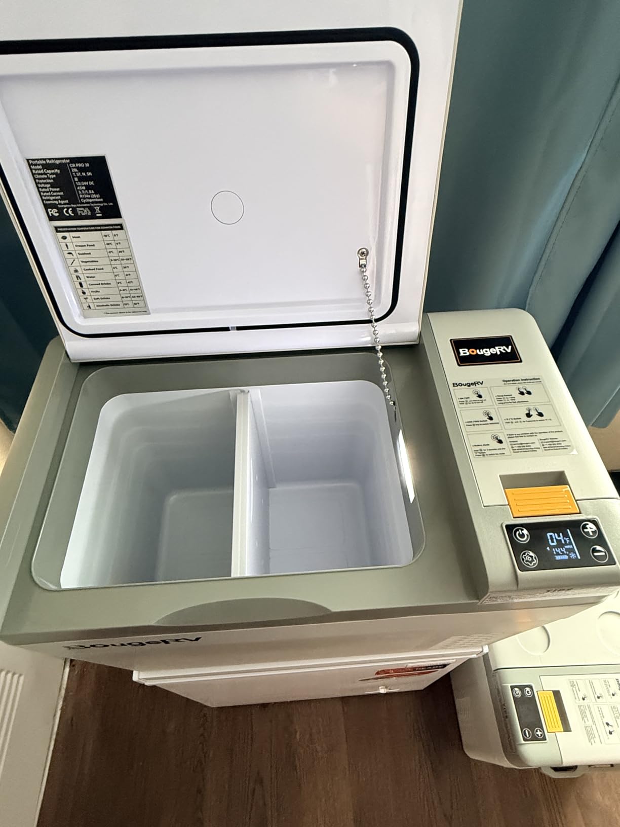 BougeRV 12V Refrigerator CRPRO 30QT, -8°F~50°F, Portable 12V Fridge, Black customer photo 2