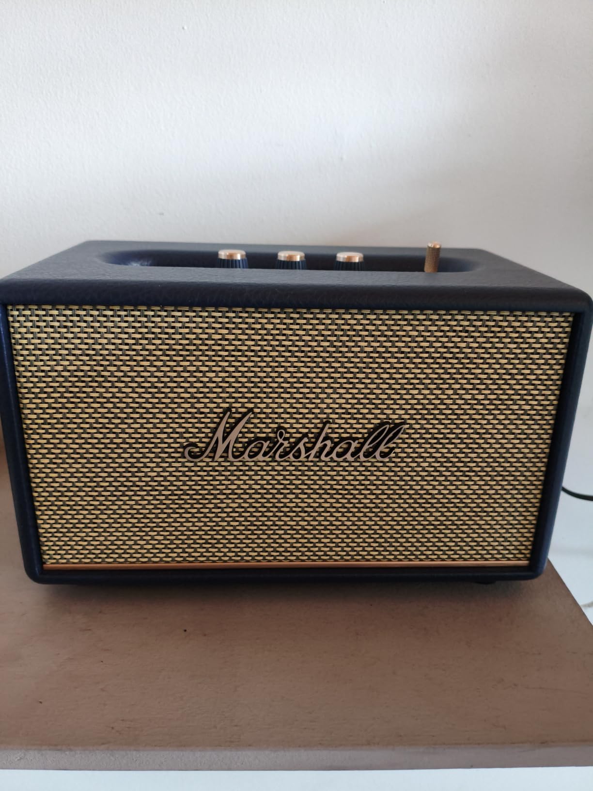 Marshall Acton III Bluetooth Home Speaker - Black | Loud Stereo Sound with Bass and Treble Controls | Plug-in Powered | 3.5mm Aux Input customer photo 2
