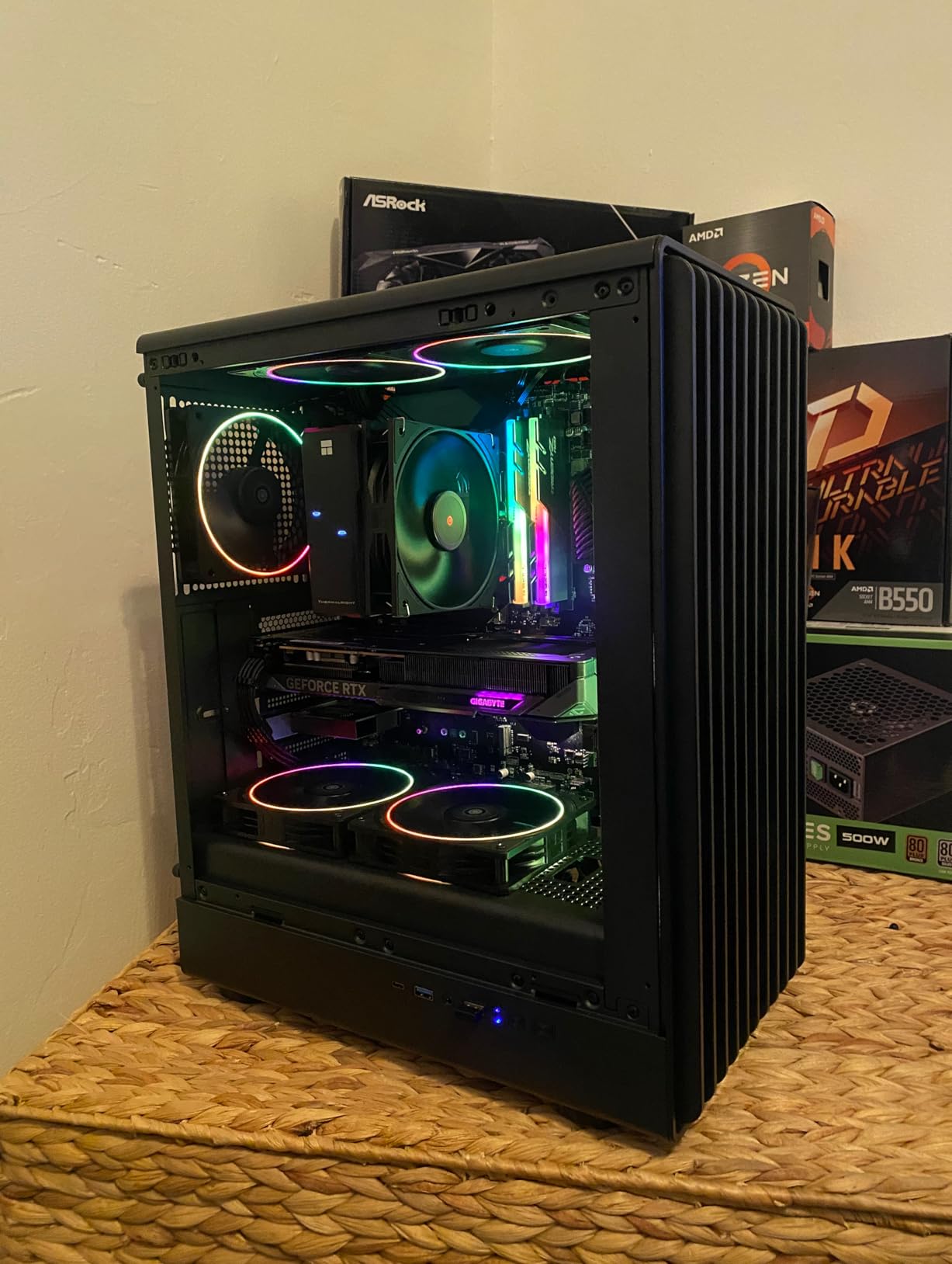 ARESGAME AGV Series 500W Power Supply, 80 Plus Bronze Certified, Non Modular Power Supply, 5 Year Warranty customer photo 1