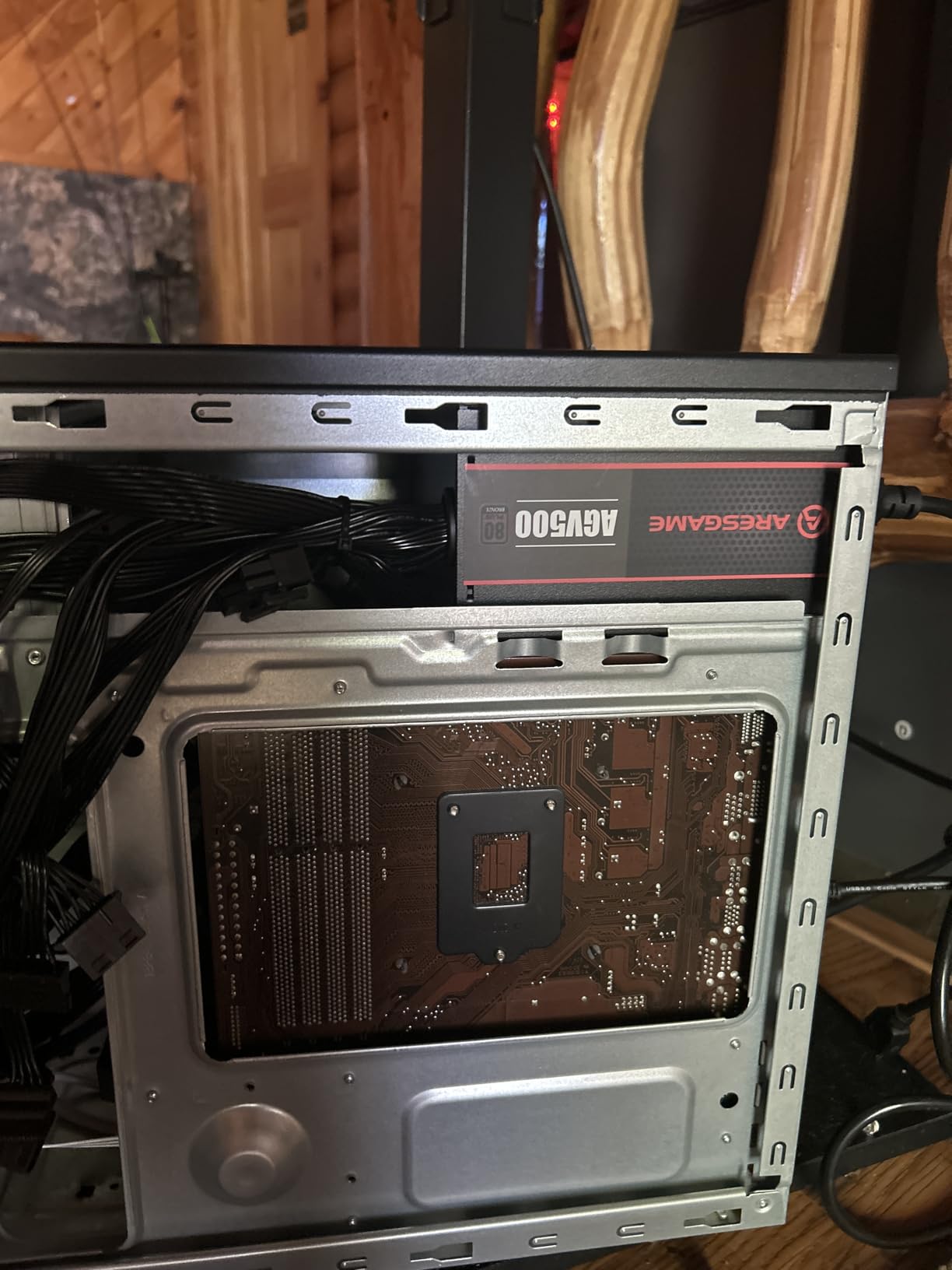 ARESGAME AGV Series 500W Power Supply, 80 Plus Bronze Certified, Non Modular Power Supply, 5 Year Warranty customer photo 2