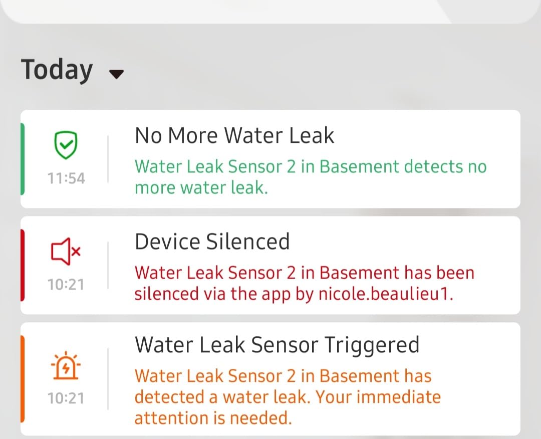 X-Sense Wi-Fi Water Leak Detector Kit, 120 dB, 3 Sensors + Base, SWS54 | Real-Time Alerts, 1804 ft Range, IP66 Waterproof, Detects Water as Low as 0.4 mm, for Sinks & Washers customer photo 1