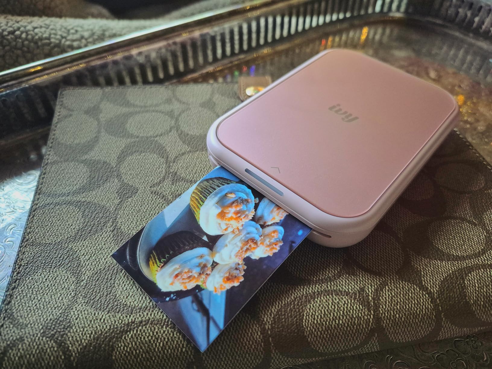 Canon Ivy 2 Mini Photo Printer, Print from Compatible iOS & Android Devices, Sticky-Back Prints, Blush Pink customer photo 2