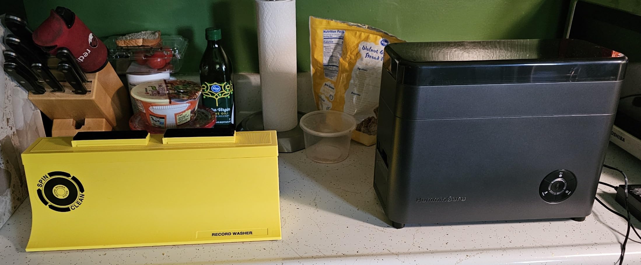 HumminGuru Ultrasonic Vinyl Record Cleaner Machine, HG01 Dark Gray, 12 Inch customer photo 2