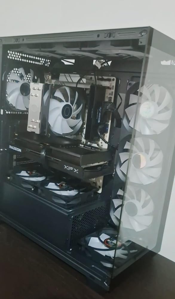Thermalright TL-C12C-S X3 CPU Fan 120mm ARGB Case Cooler Fan, 4pin PWM Silent Computer with S-FDB Bearing Included, up to 1550RPM Cooling Fan（3 Quantities） (TL-C12C-S X3-D2) customer photo 2