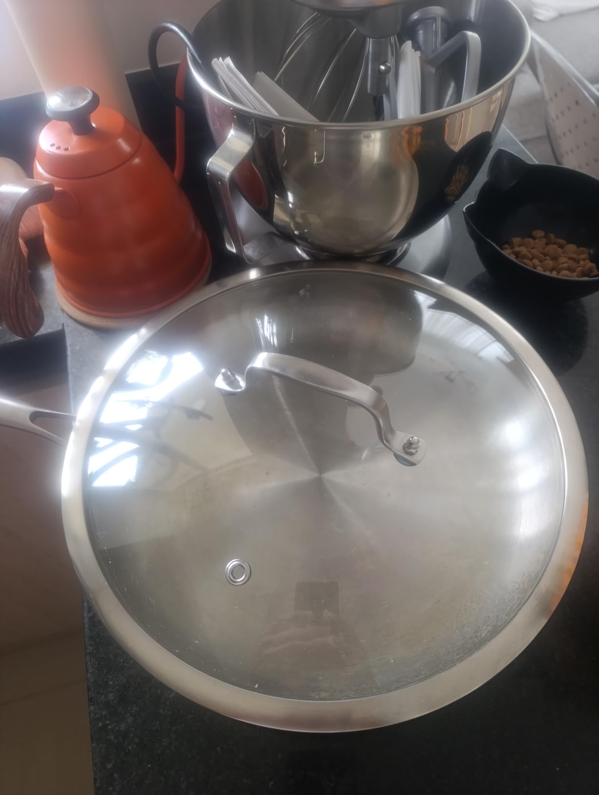 DELARLO Tri-Ply Stainless Steel Pan,18/10, 12