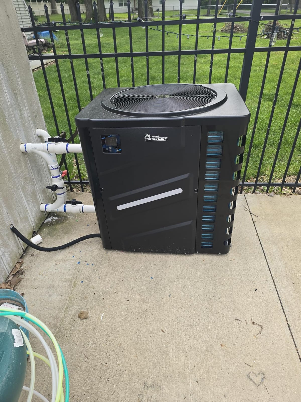 DR. Infrared Heater DR-1100HP Full DC Inverter 110,000 BTU Heat Pump In-Ground and Above-Ground Swimming Pools, WiFi Smart Control via APP, Black customer photo 1