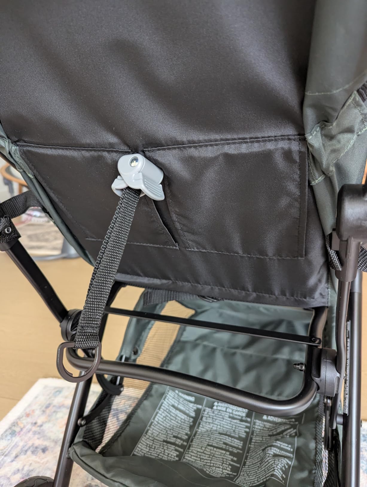 Ingenuity 3Dquickclose CS+ Compact Fold Stroller – Lightweight Stroller with Oversized Canopy, Extra-Large Storage and Compact Fold, Gray customer photo 2