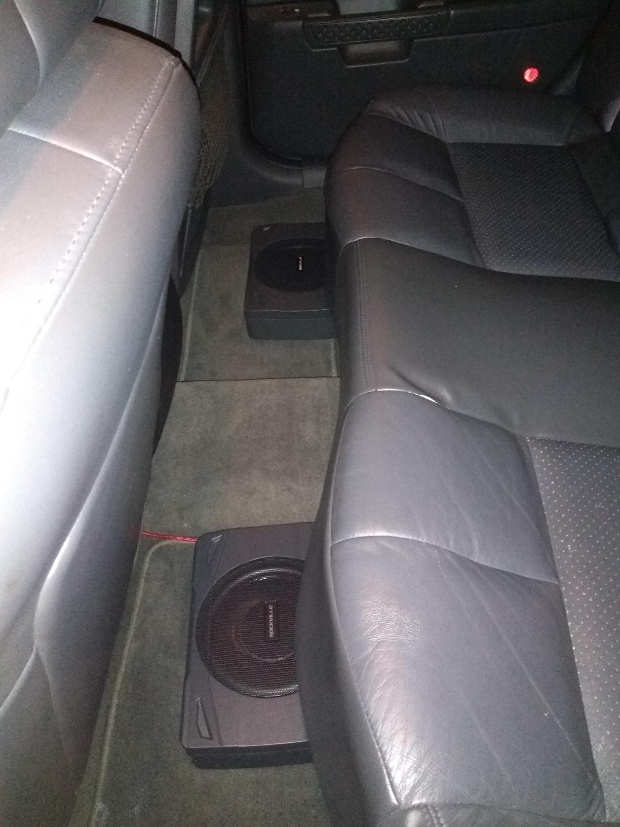 Rockville SS10P 800W Slim Under-Seat Active Car/Truck Subwoofer, Built-in Amp, Wired Remote Bass Knob, Cast Aluminum, for Car Audio Upgrades | 800W Peak, 200W RMS, Active Sub, High & Low Level Inputs, Auto Turn-On, Bass Knob, Cast Aluminum Enclosure customer photo 2