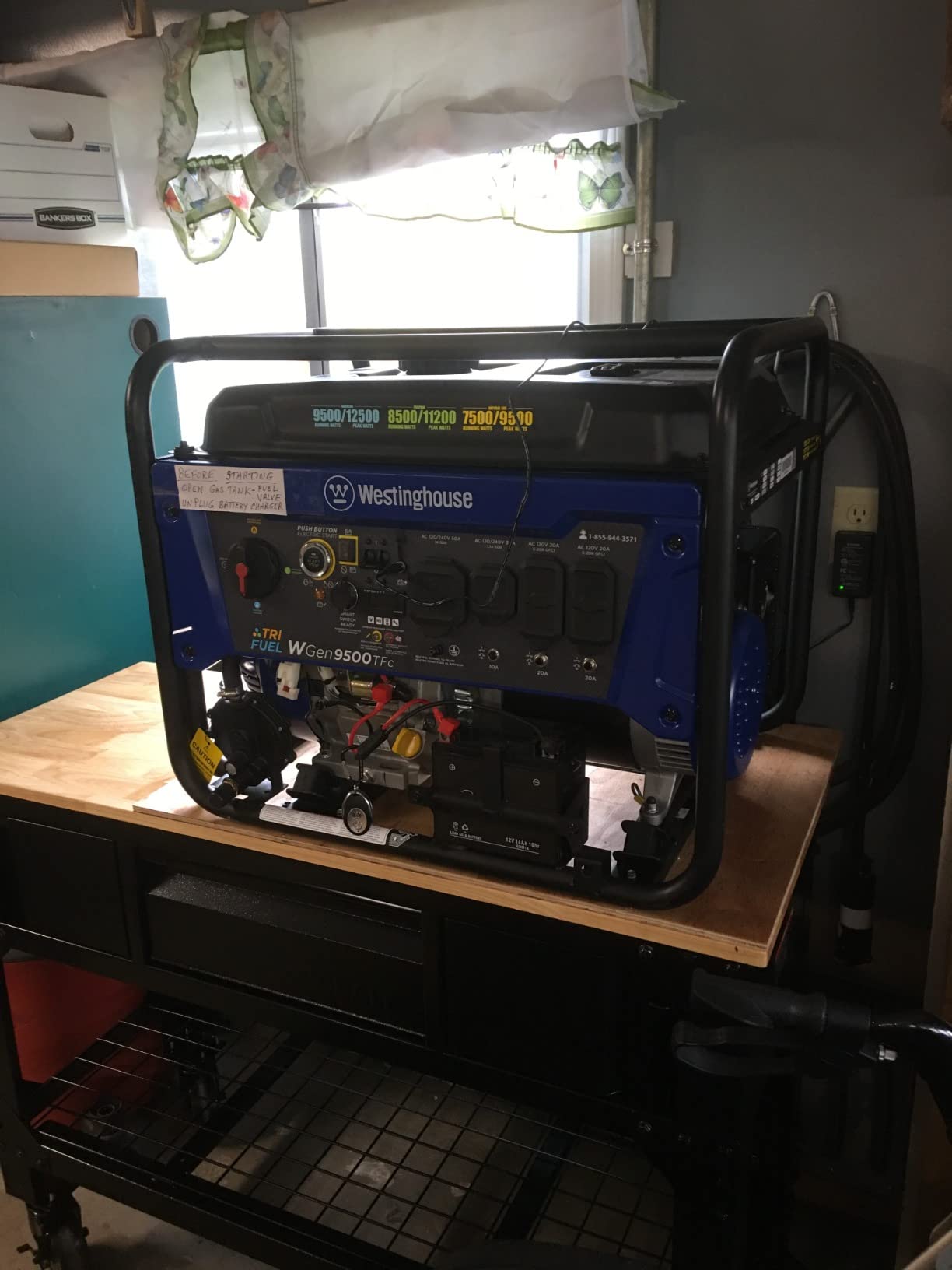 Westinghouse 12500 Peak Watt Tri-Fuel Home Backup Portable Generator, Remote Electric Start, Transfer Switch Ready, Gas, Propane, and Natural Gas Powered customer photo 2