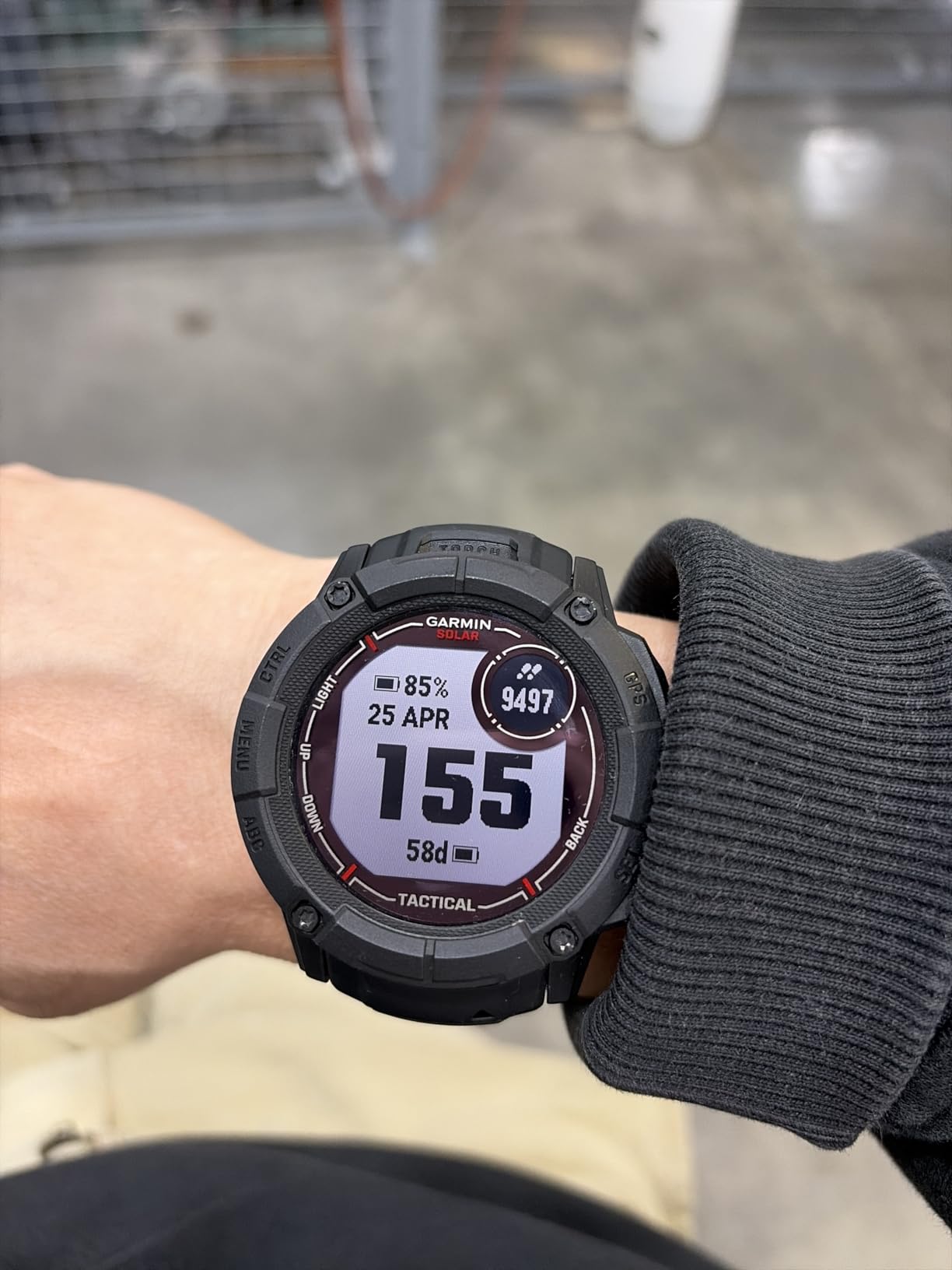 Garmin Instinct® 2X Solar Tactical, Rugged Outdoor Smartwatch, 50mm, Black customer photo 2