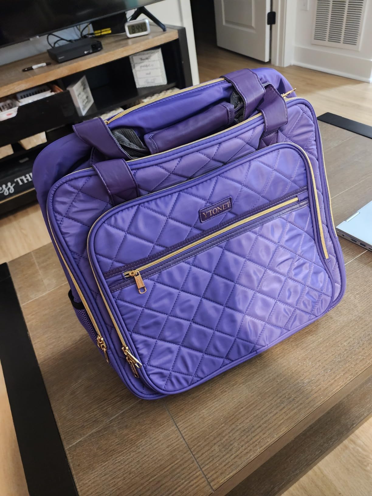 Ytonet Rolling Laptop Bag Women, 17.3 Inch Rolling Briefcase for Women customer photo 1
