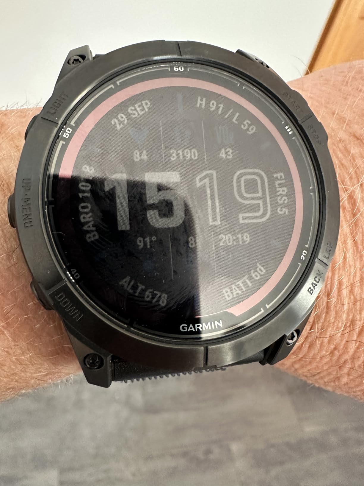 Garmin fēnix 7X Pro Sapphire Solar, Multisport GPS Smartwatch, Built-in Flashlight, Solar Charging Capability, Black | Built-in flashlight, solar charging capability customer photo 1
