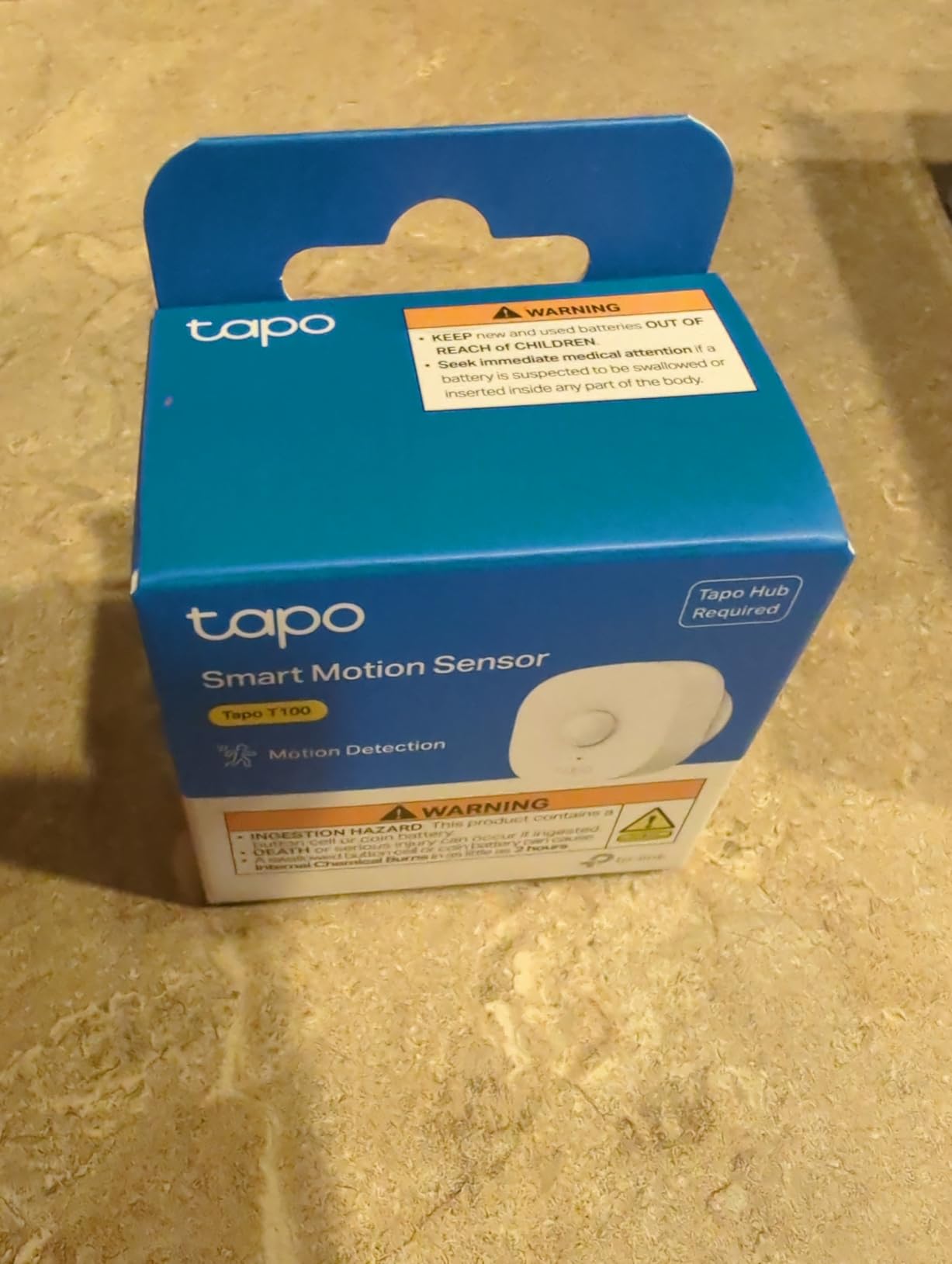 TP-Link Tapo Motion Sensor, Requires Tapo Hub, Long Battery Life w/Sub-1G Low-Power Wireless Protocol, Wide Range Detection, Adjustable Sensitivity, Real-Time Notification, Smart Action, Tapo T100 customer photo 2