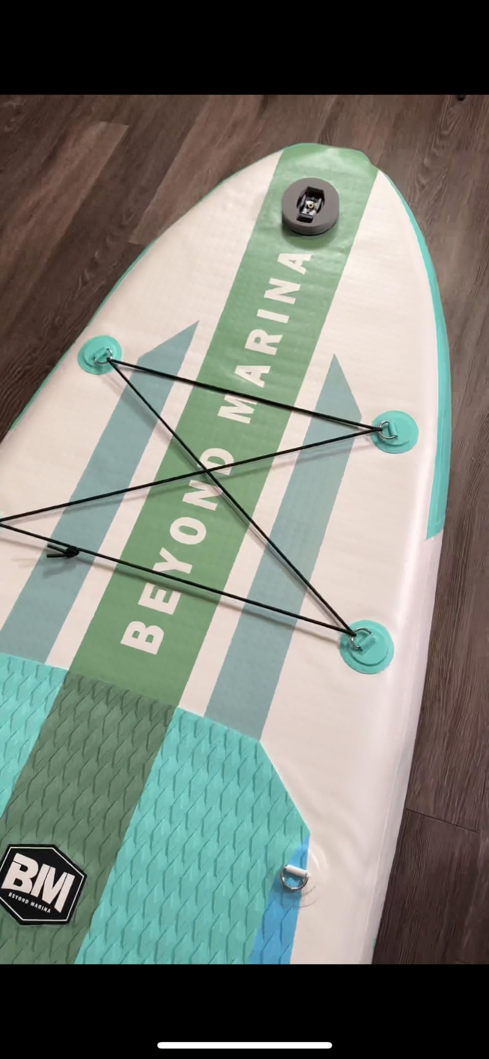 BM Paddle Board Inflatable Stand Up Paddle Board, SUP Paddleboard for Adult, Premium Accessories | Non-Slip EVA Deck & Foam Handles, Camera Mount, Double Action Pump, 85L Travel Backpack customer photo 2