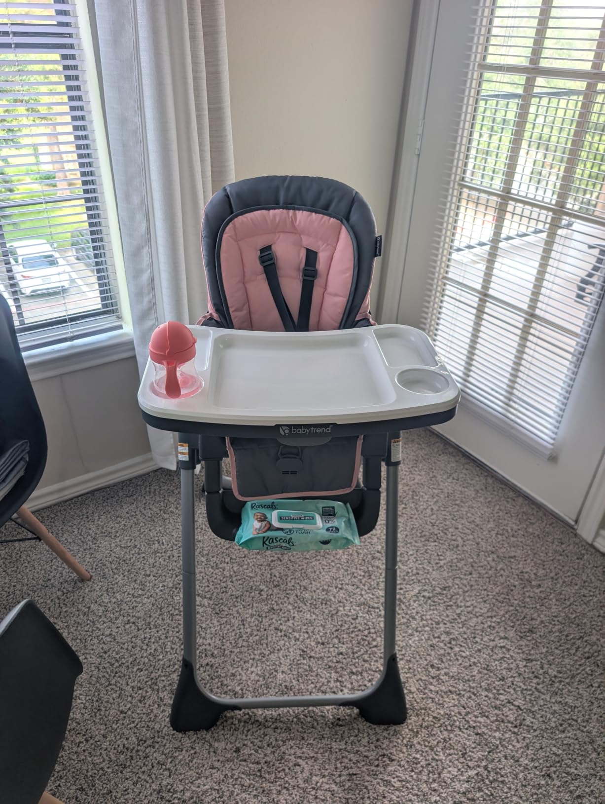 Baby Trend Sit Right 2.0 3-in-1 High Chair, Cozy Pink customer photo 1