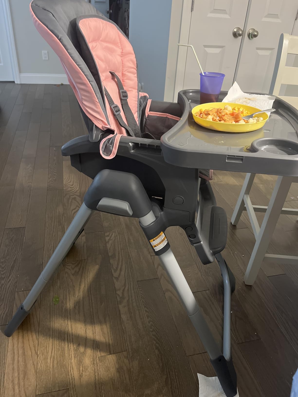 Baby Trend Sit Right 2.0 3-in-1 High Chair, Cozy Pink customer photo 2