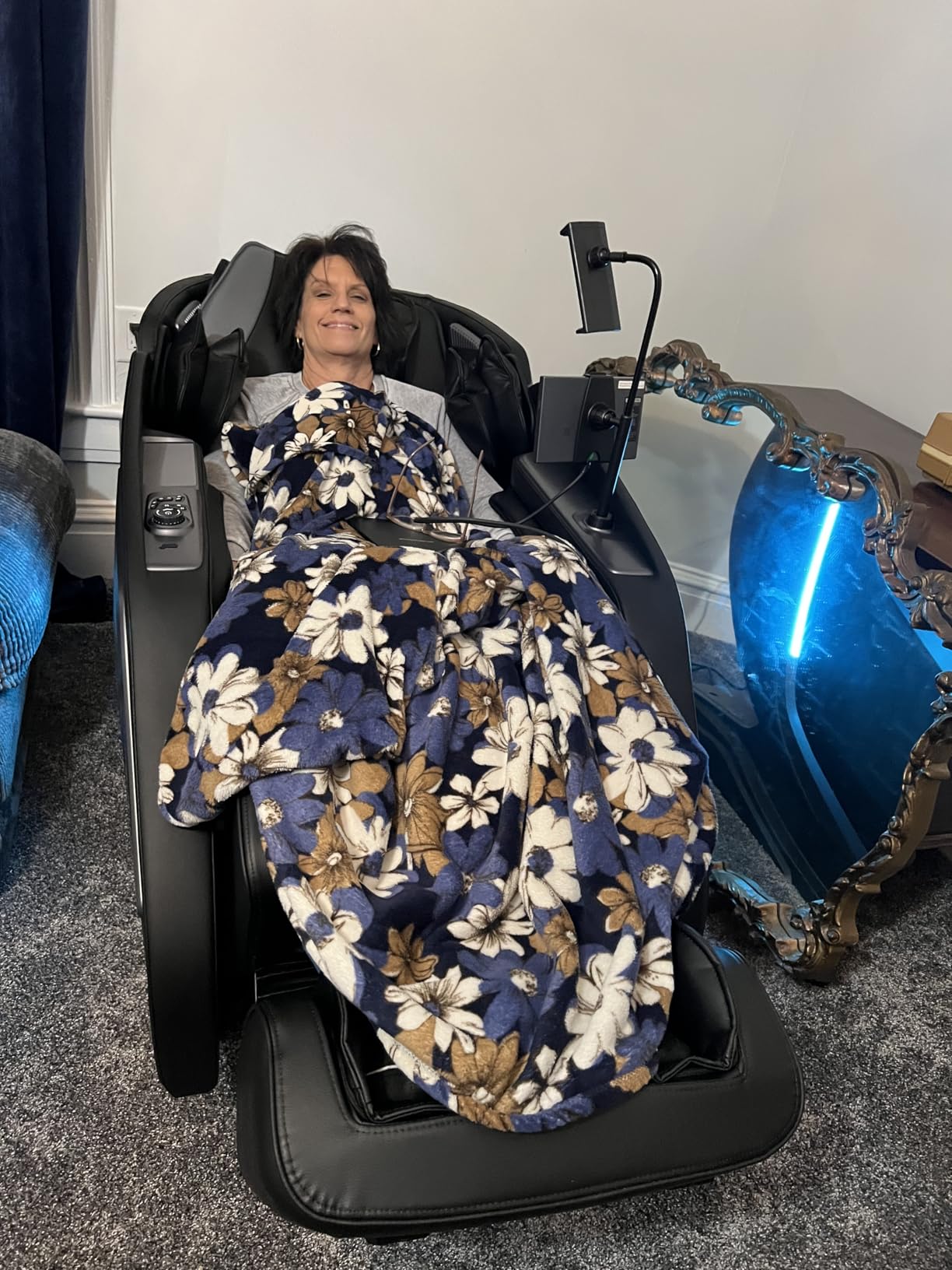 4D Massage Chair Full Body Zero Gravity Recliner,55“ SL-Track Massage Chair customer photo 2